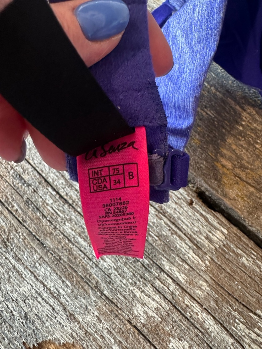 La Senza | Heathered Purple Body Kiss Bra - Picture 6 of 6